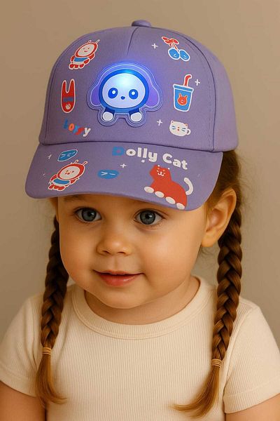 gigigiyim Unisex Children's Hat with Character and Light