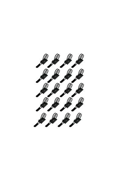 Monte Lua 20 Adet, Yapışkanlı Ayarlanabilir Kablo Toplama Tutucu, Klips, Klip...