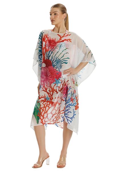 ZEKİ Clever Patterned Chiffon Dress