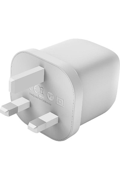 Belkin Boost Charge Pro Dual USB-C GaN Wall Charger with PPS 45W USB PD (Power Delivery)