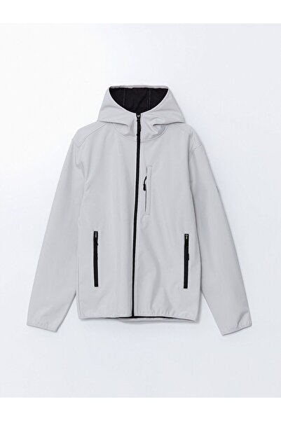 LC Waikiki Xside Gray Hooded Men's Jacket