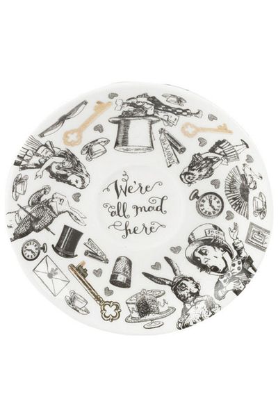 MIKASA X V&A Alice in Wonderland 100ml Porcelain Coffee Cup