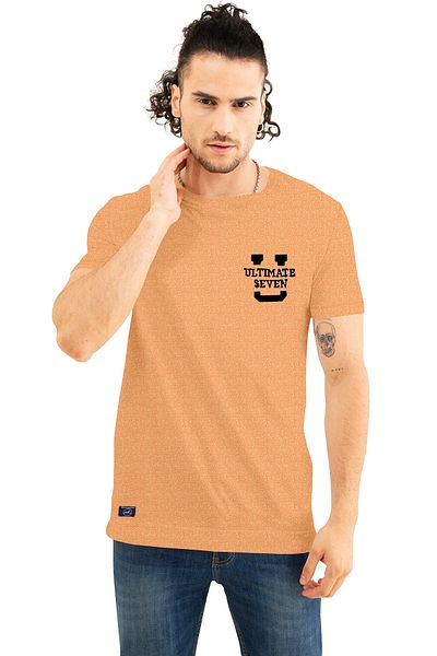COLOR HUNT 100% Cotton Mens Crew Neck T- Shirt with Treding Prints
