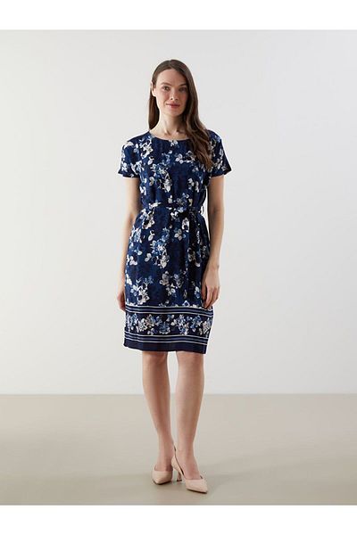 LC Waikiki Rochie florală LCW Grace cu decolteu