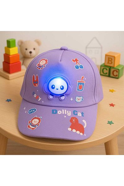 gigigiyim Unisex Children's Hat with Character and Light