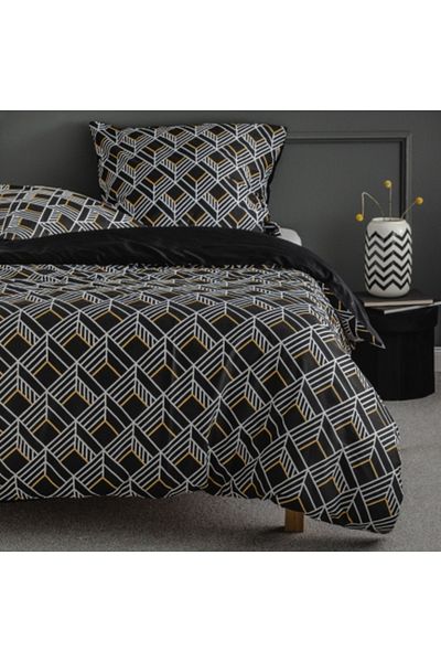 HomeVibes Lenjerie de pat FREDER 200 x 220 cm