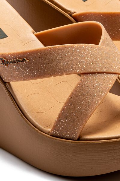 İpanema High Fashion Slide Women's Flip Flops Beige 35/40