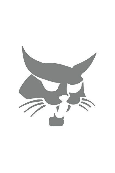 Reysa Tasarım ملصق سيارة ساموراي كات مقاس 17x17 سم رمادي