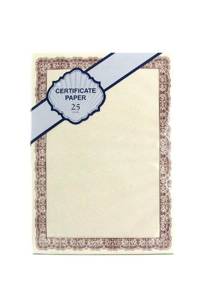 Roco ورق شهادات A4 - كريمي/وردي