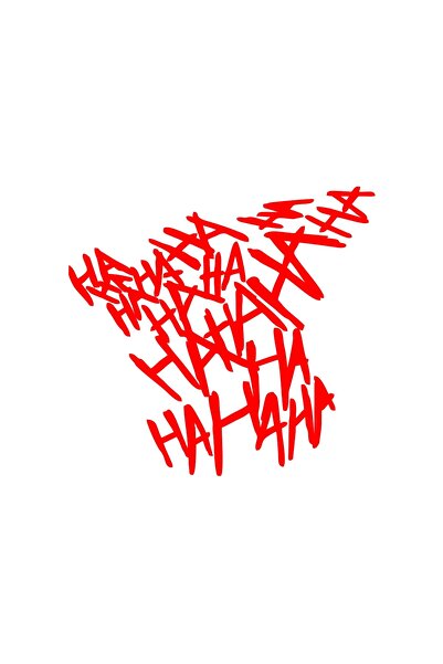 Reysa Tasarım ههههههه ملصق سيارة مقاس 17×17 سم باللون الأحمر