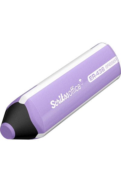 Scrikss Office Triangle Eraser Purple / Er-436