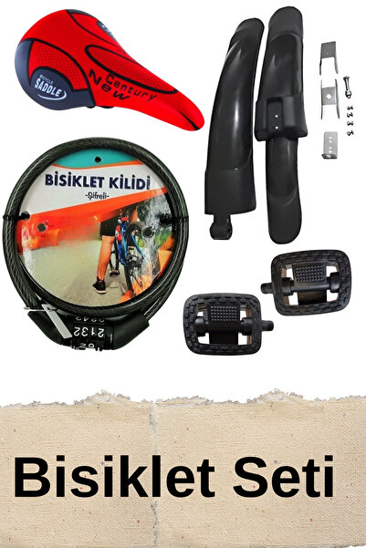hırdawhat Çocuk Bisiklet Seti Çamurluk.Pedal.Koltuk.Kilit