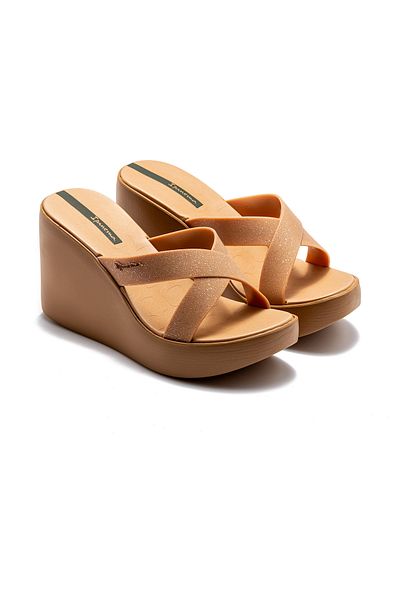 İpanema High Fashion Slide Women's Flip Flops Beige 35/40