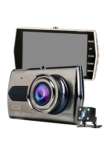 verk group Full HD Car Camera with LCD Display and Reversing Video Recording