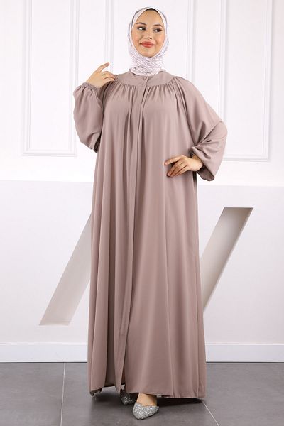 İmajButik Μινκ μανίκι ελαστικό με φερμουάρ Ferace
