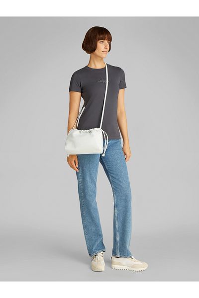 Calvin Klein Calvin Klein Women Sky Gray Drawstring Crossbody Bag