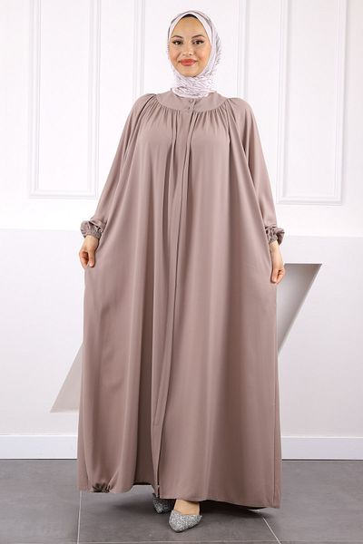 İmajButik Μινκ μανίκι ελαστικό με φερμουάρ Ferace