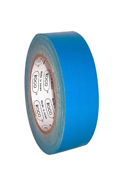 Roco شريط قماشي - 1.5 بوصة × 25 مترًا، أزرق سماوي