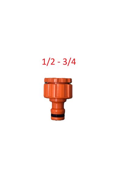 BGA Garden Hose Fitting 1/2 - 3/4 Fountain Faucet Hose Fitting