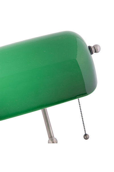 Clayre & Eef Desk Lamp Green Elegance Ø 27*40 cm, E27, 60W, Yankee Land