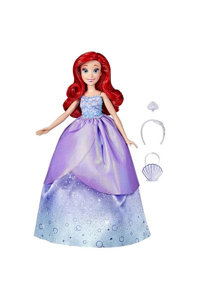 Hasbro Disney Princesses Life Fashion Doll, Ariel, 10 Outfit Combinations