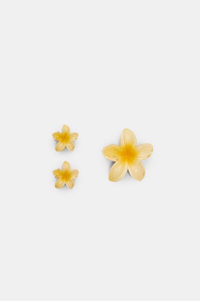 Stradivarius Pack of 3 floral hair clips