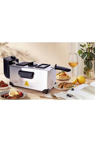 Sofia Concept Friteuză profesională Ushas, ​​2200w, 3l, termostat reglabil, oțel inoxidabil