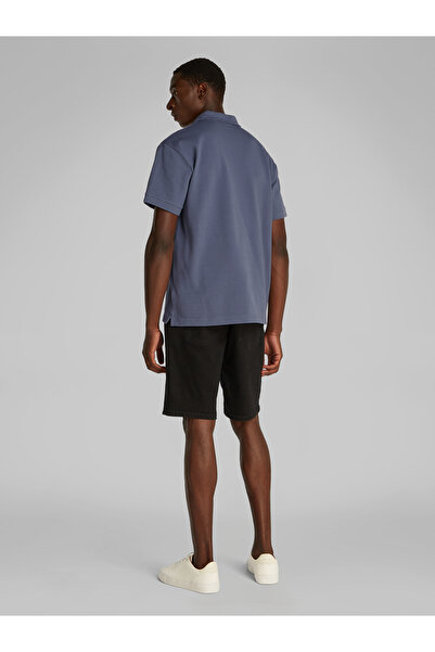 Calvin Klein Calvin Klein Men Grisaille Woven Label Short Sleeve Polo T-Shirt