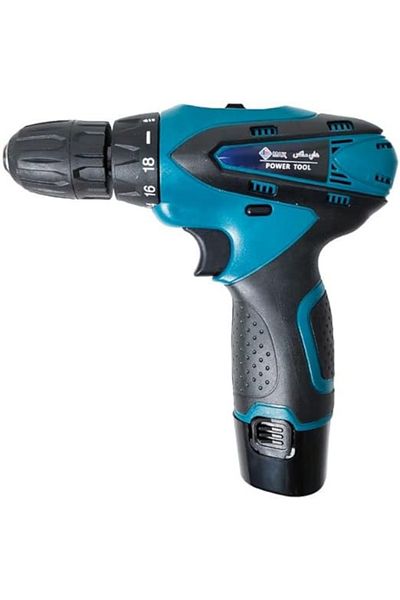 Hi Max Cordless Drill Machine Wireless Electric Screwdriver, DC12V 2 Battery