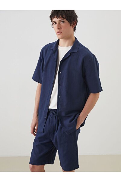 LC Waikiki Cămașă pentru bărbați cu mânecă scurtă XSIDE Comfortable Fit Resort