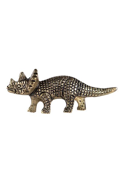 Clayre & Eef Set 4 butoni mobilier metal auriu Dinozaur 8x3x3 cm