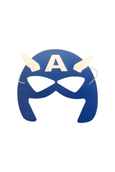 Probest DESIGN Süper Hero Kaptan Amerika Maske, Doğum günü maskesi, okul etki...