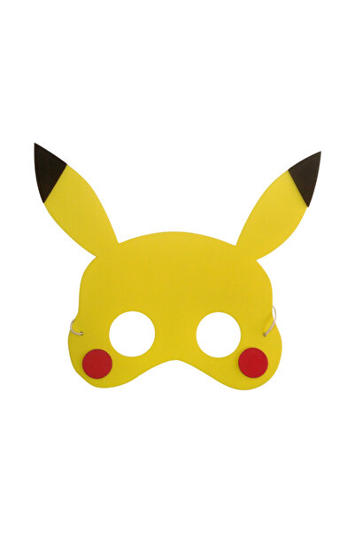 Probest DESIGN Pikachu Maske, Doğum günü maskesi, okul etkinlik maskesi ve ko...