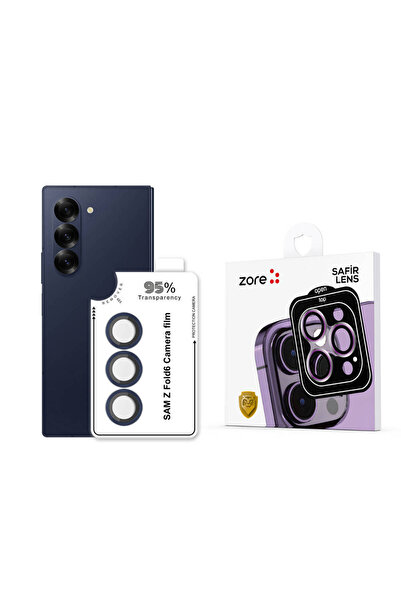 BUTAM BİLİŞİM حافظة لهاتف Galaxy Z Fold 6 CL-11 Sapphire خالية من بصمات الأصا...