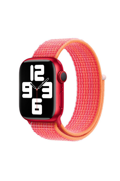 BUTAM BİLİŞİM ساعة 40 ملم متوافقة مع KRD-03 سلك شبكي مخطط باللون الأحمر