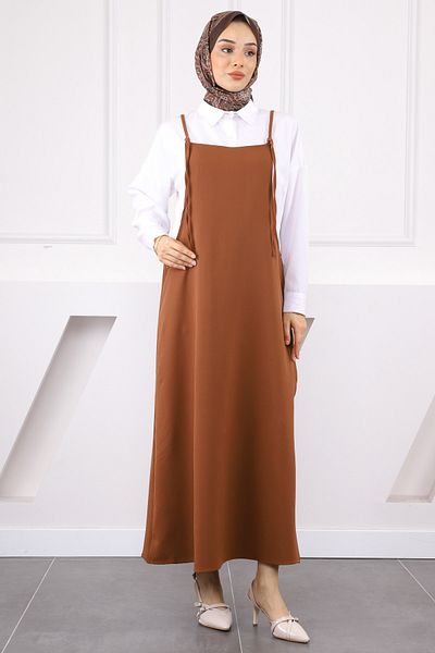 İmajButik Brown Rope Strap Gilet