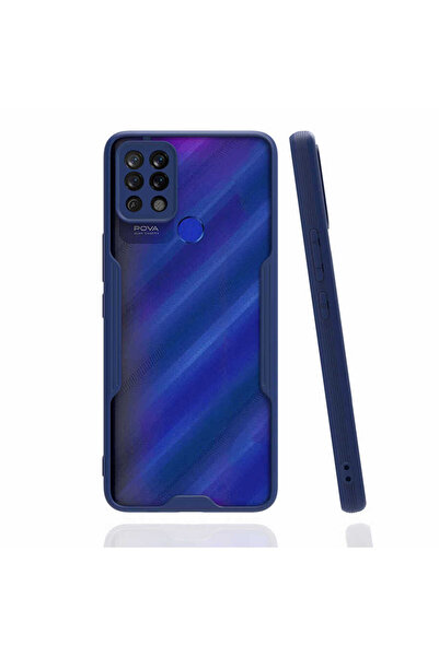 Kılıfist غطاء حماية لهاتف Tecno Pova KLFS Parfe - أزرق داكن