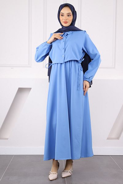 İmajButik Σετ με πουλόβερ Indigo Shirt και φόρεμα