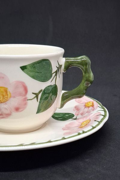 Villeroy & Boch Wild-Rose Hand Painting 2 Piece Teacup Set 180 ml