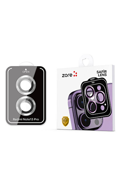 BUTAM BİLİŞİM واقي عدسة الكاميرا Xiaomi Redmi Note 13 Pro 4G - فضي