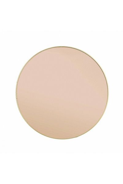 Bizzotto Wall Mirror Bronze Metal Gold 50x1.5 cm