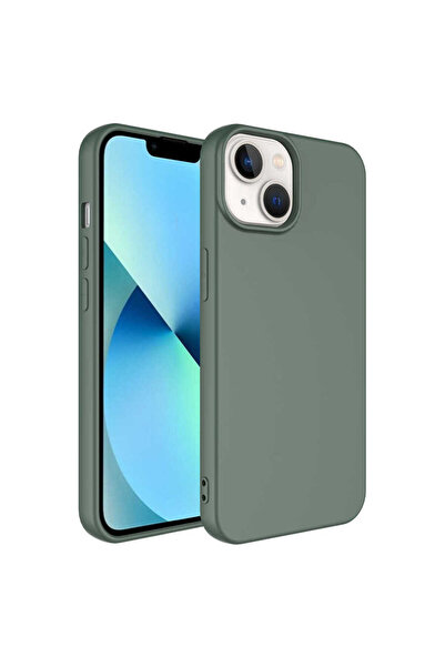 BUTAM BİLİŞİM حافظة إطلاق مارا المتوافقة مع هاتف iPhone 14 Plus - أخضر داكن