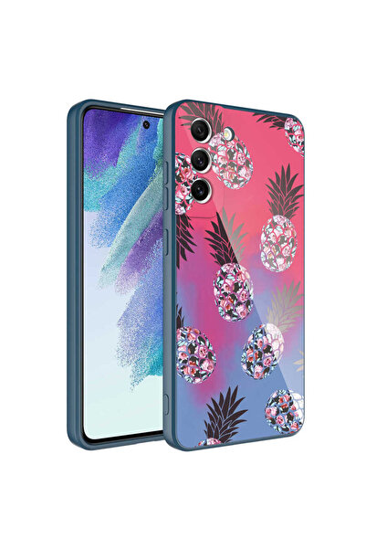 BUTAM BİLİŞİM حافظة جالاكسي S21 FE متوافقة مع حافظة إيبوكسي من السيليكون الصل...