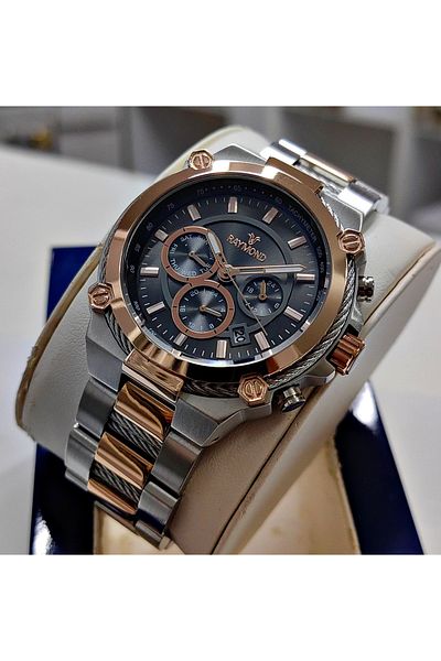 Raymond Steel Men's Wristwatch
