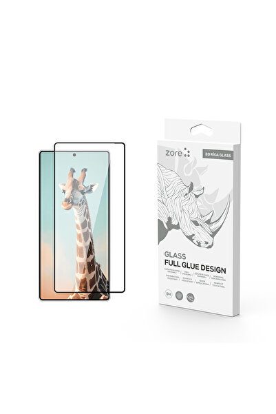 BUTAM BİLİŞİM واقي شاشة جالاكسي S25 الترا ريكا بريميوم من الزجاج المقوى - أسود