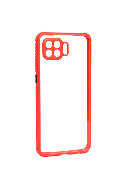 BUTAM BİLİŞİM غطاء حماية لهاتف Reno 4 Lite - أحمر