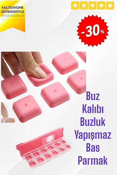 afifehome Ice Mold Ice Box Non-Stick Press Finger Gondola