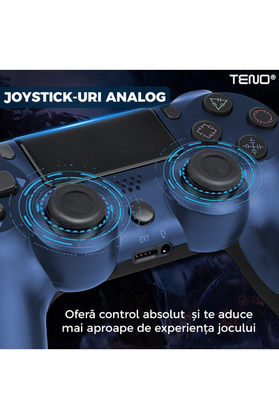 Teno Wireless Controller For Console, Compatible Ps4/Ps5/Xbox/Switch/Pc, White