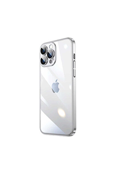 BUTAM BİLİŞİM حافظة Riksos متوافقة مع هاتف iPhone 14 Pro مع إطار ملون من البو...