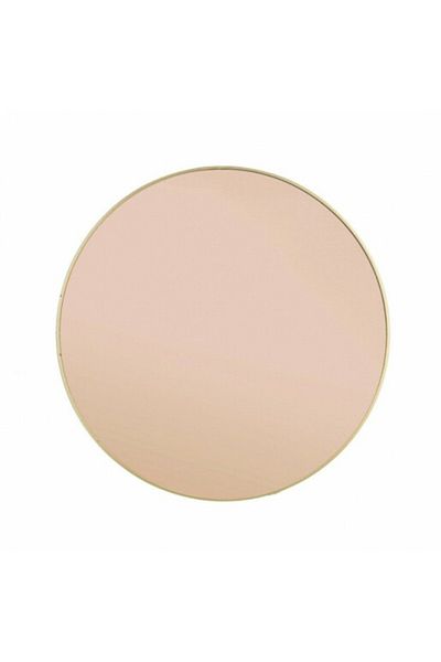 Bizzotto Wall Mirror Bronze Metal Gold 50x1.5 cm